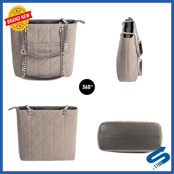 Medium Tote Bag with Top Handle, Zipped Compartment, Daily Use Purse